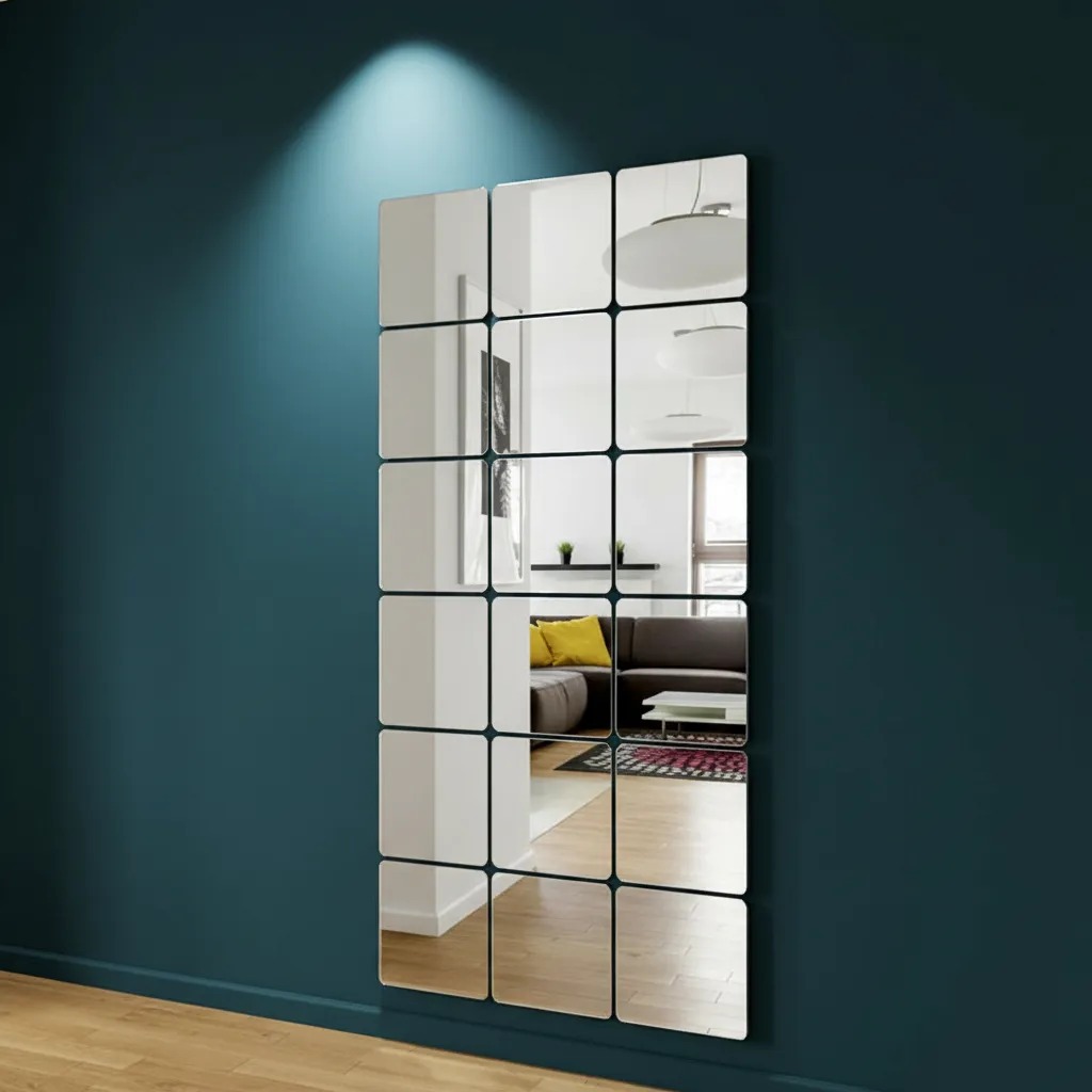 Espejos Acrílicos Adhesivos CuadradosX10